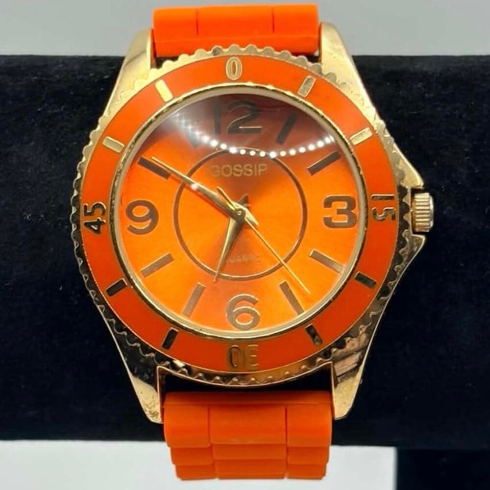 Gold & Orange Gossip Men’s Watch